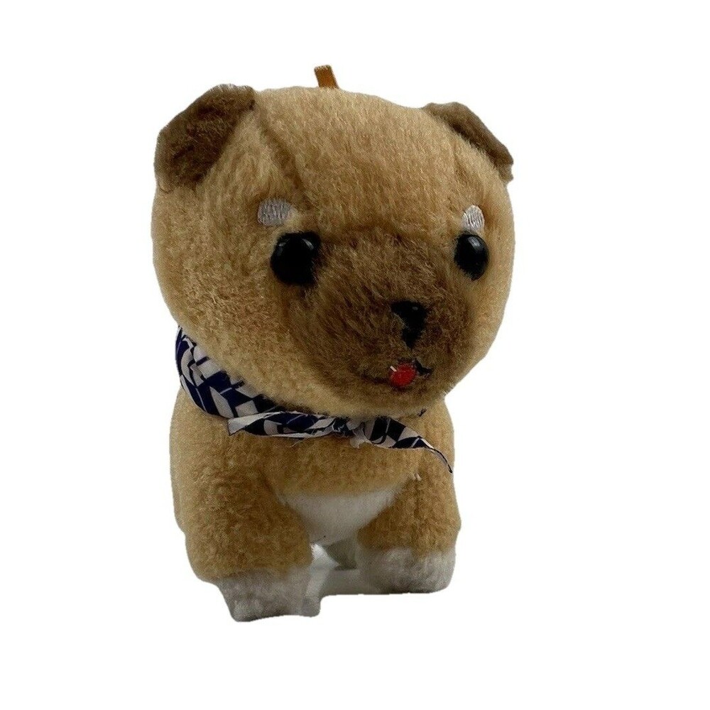 Amuse Puppy Mini Stuffed Animal Dog Plush Pug Dog 4” Collectible Stuffed Toy Dog